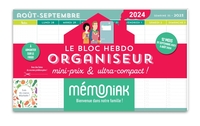 Blocs aimantés 52 Le bloc hebdo organiseur mini prix & ultra compact 2023-2024, 12 mois