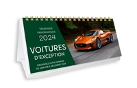 SEMAINIER PANORAMIQUE VOITURES D'EXCEPTION 2024, UNE PAGE PAR JOUR