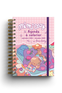 Happy agenda à colorier Mimi Cozy by Draw Berry - 16 mois