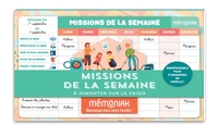 Missions de la semaine Mémoniak - bloc aimanté à compléter