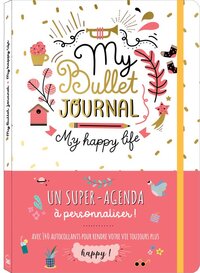 MY BULLET JOURNAL MEMONIAK - MY HAPPY LIFE - AGENDA EN POINTILLE ET PREREMPLI