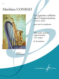 LES GAMMES UTILISEES DANS L'IMPROVISATION (CONJOINTES, ARPEGES)