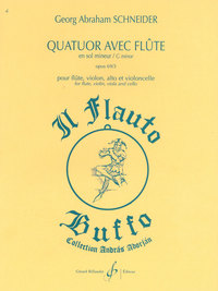 QUATUOR AVEC FLUTE EN SOL MINEUR OPUS 69/3