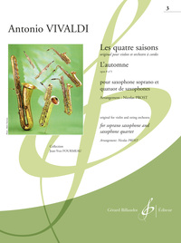 LES QUATRE SAISONS - L'AUTOMNE OPUS 8 NA 3