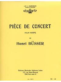 HENRI BUSSER: PIECE DE CONCERT (HARP SOLO)