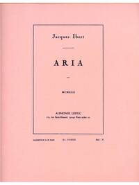 JACQUES IBERT: ARIA (CLARINET AND PIANO)