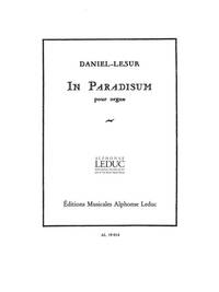 J.Y. DANIEL-LESUR: IN PARADISUM (ORGAN)