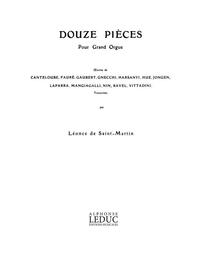 LEONCE DE SAINT-MARTIN: 12 PIECES (ORGAN)