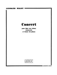 GEORGES MIGOT: CONCERT (TRIO - MIXED)