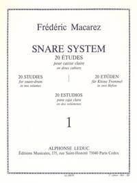FREDERIC MACAREZ: 20 STUDIES FOR SNARE DRUM (VOLUME 1)