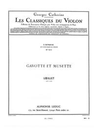 JOHN LOEILLET: GAVOTTE ET MUSETTE (CLASSIQUES NO.373) (VIOLIN & PIANO)