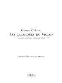 JOHANN SEBASTIAN BACH: GAVOTTE ET MUSETTE (CLASSIQUES NO.183) (VIOLIN & PIANO)