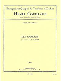 HENRI COUILLAUD: 10 CAPRICES DE BLEGER (TROMBONE SOLO)