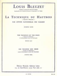 LOUIS BLEUZET: THE TECHNIQUE OF THE OBOE (VOLUME 2)