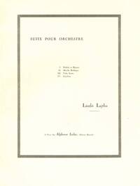 LAJTHA SUITE D'ORCHESTRE NO.1 OP.19 IN 4 ORCHESTRA SCORE