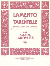 GABRIEL GROVLEZ: LAMENTO ET TARENTELLE