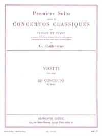 GEORGES CATHERINE: FIRST SOLOS EXTRACTED FROM THE CLASSIC CONCERTOS (VIOTTI''S CONCERT NO. 22), FOR