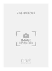 MIGOT GEORGES 3 EPIGRAMMES IN 4 ORCHESTRA SCORE