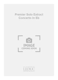 MOZART PREMIER SOLO EXTRACT CONCERTO IN EB VIOLIN & PIANO BOOK