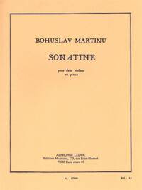 BOHUSLAV MARTINU: SONATINE POUR DEUX VIOLONS ET PIANO