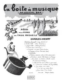 CHARLES-HENRY BOITE A MUSIQUE NO 34 DEUX ANES PIANO BOOK PIANO