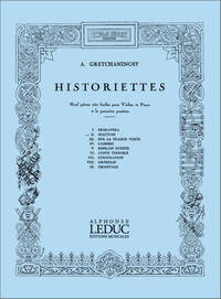ALEKSANDR TIKHONOVICH GRETCHANINOV: HISTORIETTES OP.118, NO.1: SOLITUDE (VIOLIN & PIANO)