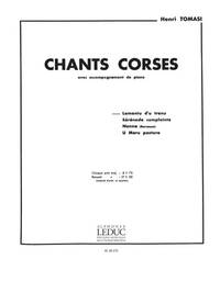 HENRI TOMASI : CHANTS CORSES NO.1 - LAMENTU D'U TRENU - VOIX MOYENNE ET PIANO...