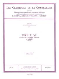 JOHANN SEBASTIAN BACH: PRELUDE (CLASSIQUES NO.6) (DOUBLE BASS & PIANO)