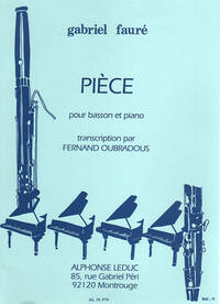 GABRIEL FAURE: PIECE (BASSOON/PIANO)