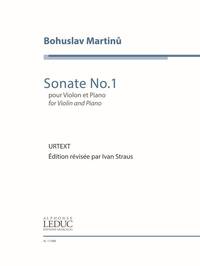 BOHUSLAV MARTINU: SONATA NO.1, H182 (VIOLIN & PIANO)