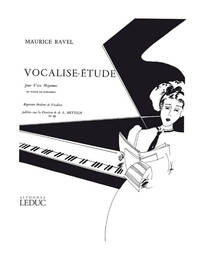 MAURICE RAVEL: VOCALISE-ETUDE EN FORME DE HABANERA (MED) (VOICE & PIANO)