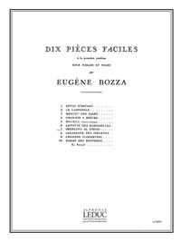 EUGENE BOZZA: PIECES FACILES NO.7: SERENATA AL PINCIO (VIOLIN & PIANO)