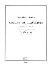 SPOHR CATHERINE PREMIER SOLO EXTRAIT CONCERTO NO 9 VIOLIN & PIANO BOOK