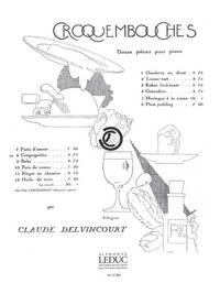CLAUDE DELVINCOURT: CROQUEMBOUCHES NO.8: CROQUIGNOLS (PIANO SOLO) PIANO