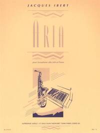 JACQUES IBERT: ARIA (ALTO SAXOPHONE AND PIANO)