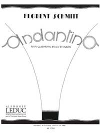 FLORENT SCHMITT: ANDANTINO OP.30 NO.1 (CLARINET AND PIANO)
