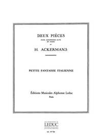 H.DE ACKERMANS: PETITE FANTAISIE ITALIENNE (SAXOPHONE-ALTO & PIANO)