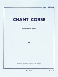 HENRI TOMASI : CHANT CORSE POUR SAXOPHONE TENOR ET PIANO