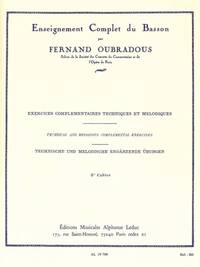 FERNAND OUBRADOUS: COMPLETE METHOD FOR BASSOON - VOL. 3