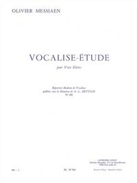 OLIVIER MESSIAEN: VOCALISE-ETUDE (HIGH VOICE)