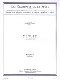 MOZART: MENUET OF M. DUPORT - LES CLASSIQUES DE LA FLUTE N.80 PAR MARCEL MOYSE