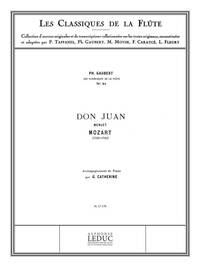 WOLFGANG AMADEUS MOZART: MENUET DE 'DON JUAN' (CLASSIQUES NO.41) (FLUTE & PIANO)