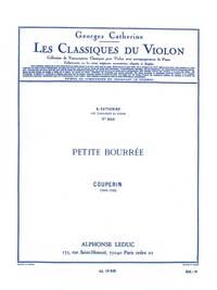 FRANCOIS COUPERIN: PETITE BOURREE (CLASSIQUES NO.350) (VIOLIN & PIANO)