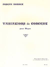 JOSEPH BONNET: VARIATIONS DE CONCERT FOR ORGAN