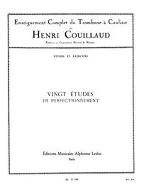 HENRI COUILLAUD: 20 ETUDES DE PERFECTIONNEMENT (TROMBONE SOLO)