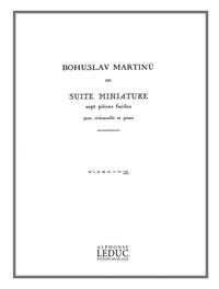 BOHUSLAV MARTINU: SUITE MINIATURE H192, NO.7 (CELLO & PIANO)