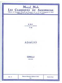 ARCANGELO CORELLI: ADAGIO (CLASSIQUES NO.49) (SAXOPHONE-ALTO & PIANO)