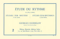 GEORGES DANDELOT : ETUDE DU RYTHME - VOL.2 - MESURES COMPOSEES