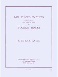 EUGENE BOZZA: PIECES FACILES NO.2: LE CAMPANILE (VIOLIN & PIANO)