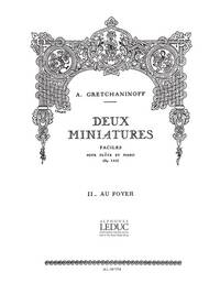 ALEKSANDR TIKHONOVICH GRETCHANINOV: SUITE MINIATURE OP.145, NO.8: AU FOYER (FLUTE & PIANO)